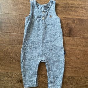 Gap Baby Boy Sleeveless Gray Jumpsuit